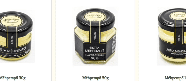 tiszta méhpempő rendelés