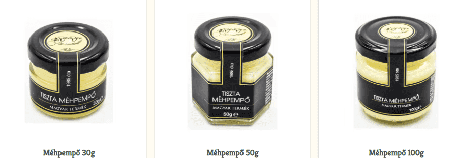 tiszta méhpempő rendelés